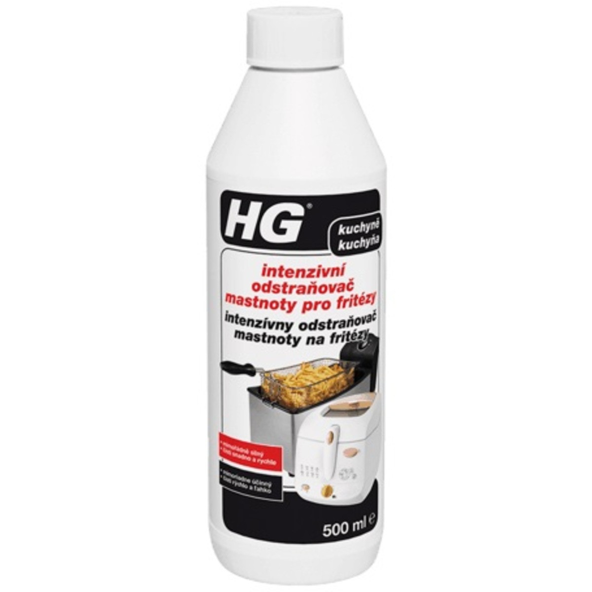 HG intenzívny odstraňovač mastnoty na fritézy HGOMF